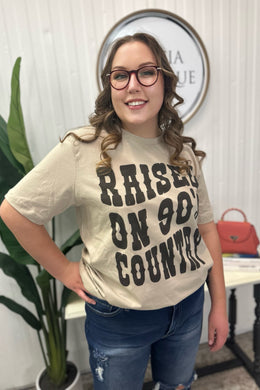 RAISED ON 90'S COUNTRY GRAPHIC TEE (CURVE)
