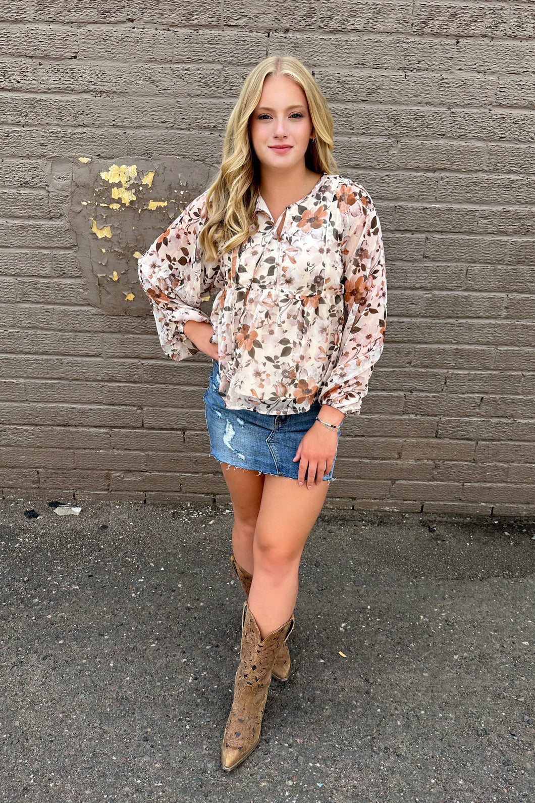 CHARLOTTE FLORAL BLOUSE