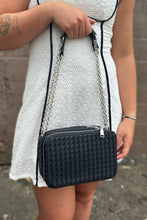 ELLE WOVEN CROSSBODY BAG