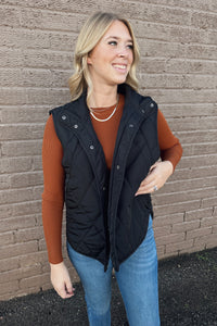 CHILL IN THE AIR QUILTED VEST