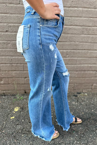 NICO HIGH RISE WIDE LEG JEANS