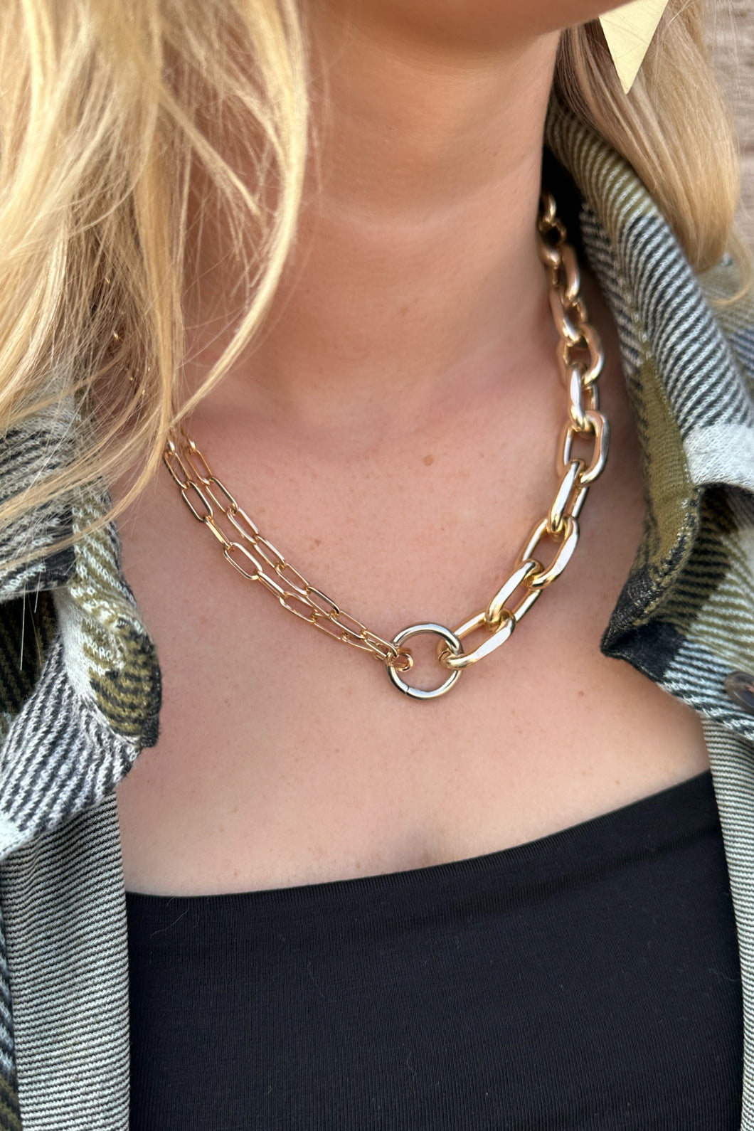 LONDON LAYERED CHAIN NECKLACE