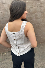 ELEANOR BUTTON BACK TANK