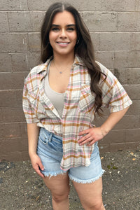 LILLIAN BUTTONDOWN TOP