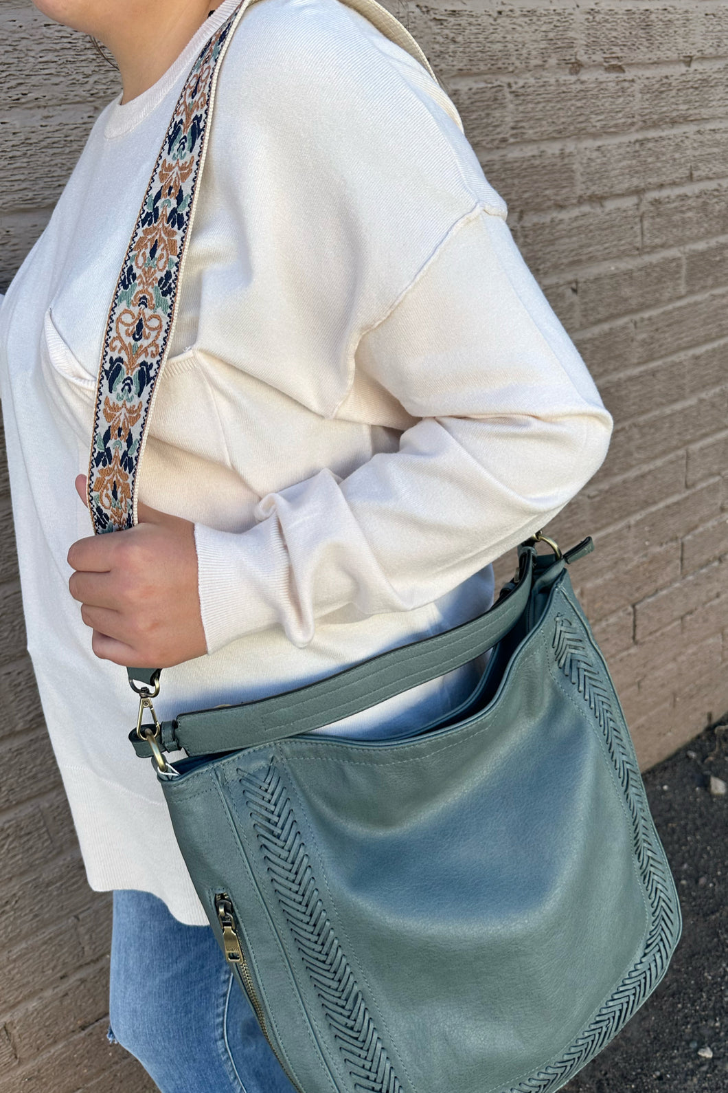 ARIS WHIPSTITCH HOBO BAG