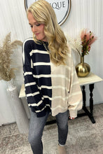 GERI TWO TONE SWEATSHIRT