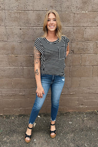 AYLA STRIPE TEE